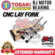 TOBAKI CNC LAY FORK SET Y15ZR LC135 EX5 NVX TXR150 KRISS Y125ZR SRL | SRL115 WAVE125 | DREAM | CLASS | WAVE100 | RS150R