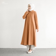 Khimar Syari Mistyvori Mirae Tunic Lacoste Material - Hazelnut, SM G2J0