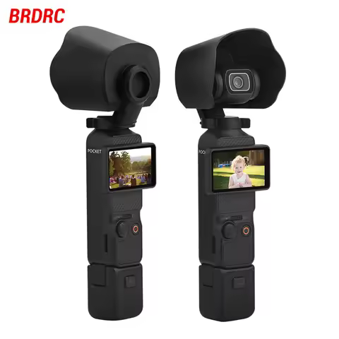 BRDRC Lens Sun Hood for DJI Osmo Pocket 3,Lens Protective Cover Prevent Glare Handheld Gimbal Camera
