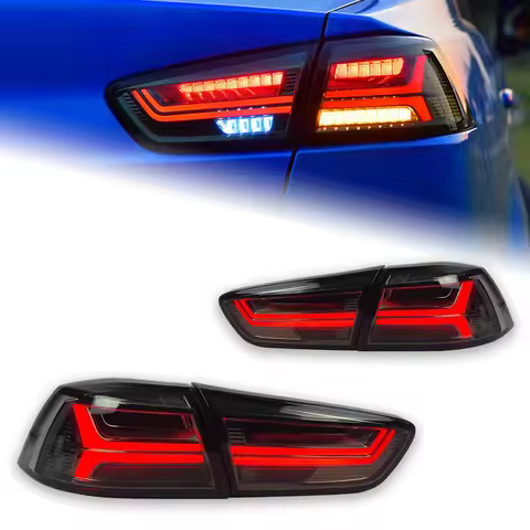 AKD Car Styling for Mitsubishi Lancer Tail Lights 2008-2017 Lancer EX LED Tail Lamp DRL Signal Brake
