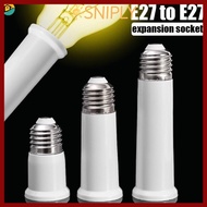 【in stock】SNIPLY E27 To E27 Extender, Plastic 65mm/95mm/120mm Lamp Holder Base, White Converter Hold