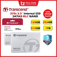Transcend SSD 370S SATA3 2.5 SSD MLC ( w/ D-RAM Cache ) (128GB / 256GB / 512GB / 1TB)