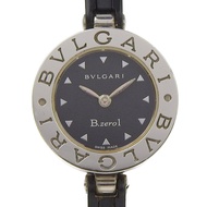 Pre-owned BVLGARI Bzero1 BZ22S women's watch with stainless steel and rubber quartz movement, analog