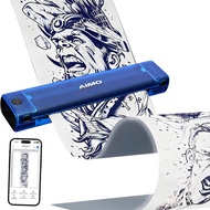 New Blue AIMO T08F Professional Tattoo Stencil Printer A4 Width Multi-function Portrait Tattoo Trans