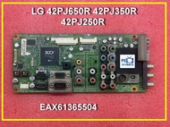 เมนบอร์ด พลาสม่า LG 42PJ650R ใส่ได้กับ 42PJ350R 42PJ250R พาร์ท EAX61365504 บอร์ดมี เปลี่ยน c พร้อมใช