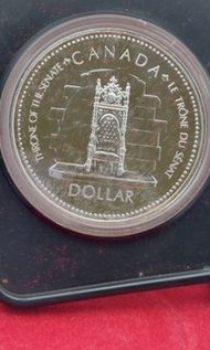(1977) 加拿大1元銀幣 ( 收藏幣 ) 連原装盒/ 🍁 Canada 1 dollar ( Collector coins ) with box/25th Anniversary - Accession of Queen Elizabeth II