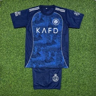 Alnassr ronaldo children's football shirt / latest shirt 2025 for ages 1-15 years