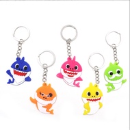 5 Pack Baby Cute Shark Keychains Key Ring Decoration Shark Birthday Party Supplies