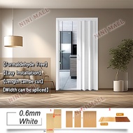 Accordion door Indoor folding door PVC household sliding door Track door Folding door PVC door Bathr