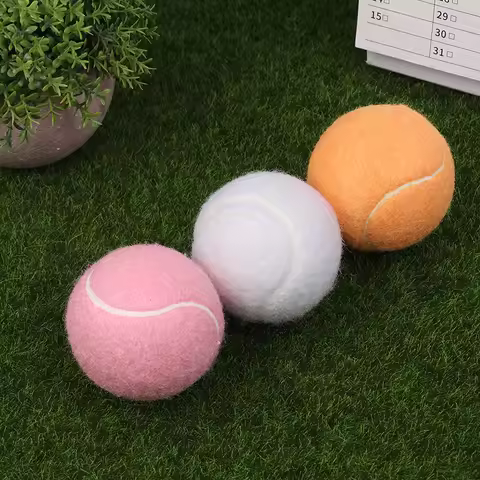 1/3Pcs 65MM Ladies Beginners Durable Practice Tennis Ball Tennis Balls Wear-Resistant Highly Elastic
