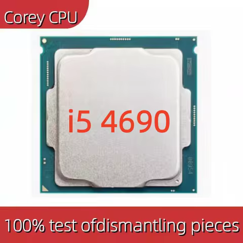 i5-4690 CPU Processor 4 Cores 4 Threads 3.5GHz 6MB L3 Cache 22nm Desktop CPU 100% Tested Working Pro