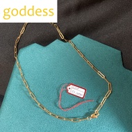 Ongpin Mnl Gold Necklace Pawnable 10k US Gold Paper Clip Necklace For Men And Women Stainless Steel 