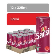 F&N Sarsi Carbonated Soft Drink 12 x 325ml – Herbal Root Flavor, Classic Refreshment