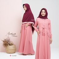 GAMIS ONLY ARASYA DRESS CORAL L LD 100 PB 140 cm by ATHIYYAH GAMIS POL