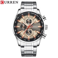 CURREN/Karen 8351 Mens Six-pin Multi-function Quartz Watch Waterproof Round Calendar Watch sey
