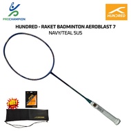 Hundred Aeroblast 7 Navy Teal Badminton Racket