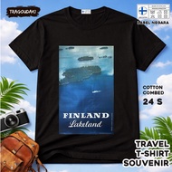 FINLAND 8-Piece SOUVENIR T-Shirt FINLAND STATETAG 24S COTTON PREMIUM SOUVENIR GIFT