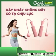 [RANDOM COLOR] Wireless skipping rope with heavy-duty weights, home gym jumping rope with soft foam 