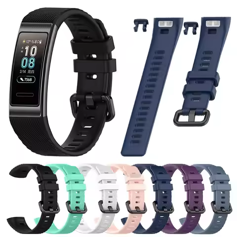 Silicone Wrist Strap for Huawei Band 4 Pro TER-B29S Watchband Bracelet for Huawei Band 3 Pro TER-B29