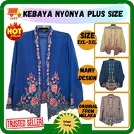 (LATEST DESIGN)KEBAYA NYONYA MELAKA PLUS SIZE 2XL-3XL WOMEN TRADITIONAL BAJU BATIK TOPS