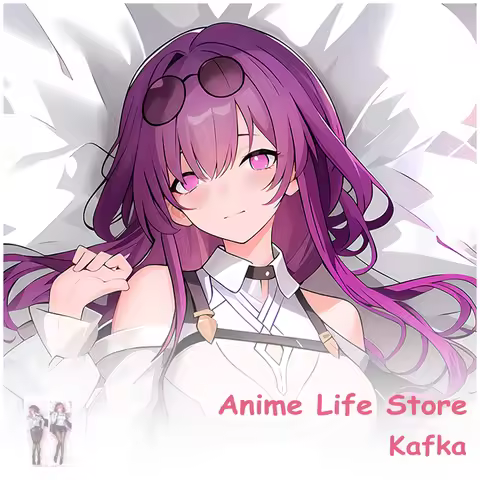 Game Honkai: Star Rail Kafka Body Dakimakura Cover Hugging Fullbody Pillowcase Anime Otaku Double-Si