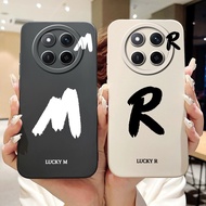 For Honor X9c Smart 5G X9c Lucky Initial Letter Phone Casing HonorX9c X 9C Smart 5G Lens Protective 