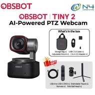 OBSBOT Tiny 2 / Tiny2 Webcam 4K Voice Control PTZ AI Tracking & Auto Focus Gesture Control Web Camer