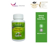 AVALON Multiple Herbal Clenz 60 veg caps Aloe Slimming Detox Weight Loss Constipation Kurus Badan Se