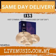 Istanbul Agop Cymbals Xist Set 14" Hi-Hats 16"Crash 20 Ride Cymbal (IXS3)