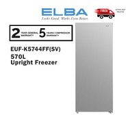 {FREE SHIPPING} ELBA 570L Upright Freezer EUF-K5744FF(SV) /  EUFK5744FFSV /  EUF-K5744FF (Metallic G