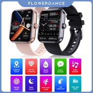 F57l Smart Watch, Blood Glucose Monitoring, Blood Pressure Monitoring, Waterproof, Sports Smart Watches For Men And Women flower