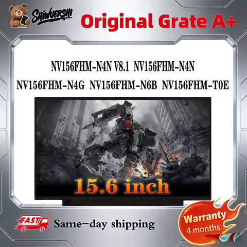 Original New A+ 15.6" Slim Laptop Lcd Screen Monitor Panel NV156FHM N4N V8.1 NV156FHM N4G NV156FHM N