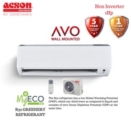 Acson Air Conditioner 1Hp AVO Wall Mounted Non Inverter My ECO R32 壁挂式冷气机 空调