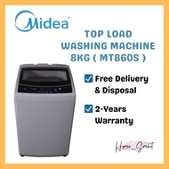 Midea Top Load Washing Machine 8kg ( MT860S ) - FREE DELIVERY &amp; DISPOSAL