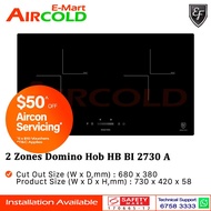 EF 2 Zones Induction Hob HB BI 2730 A