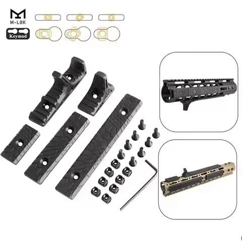 4pcs Tactical Hand Stop Kit Rail Covers For AR15 AK M4 Airsoft Rifle Gun Accessories Black AR10 Hand
