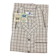 Mens Comfortable Short Sleeve Pajama Set by HUONGTAM - Long Sleeve Striped/Knot Pattern - M/L/XL/XXL