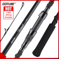 Goture Bravel Surf Fishing Rod 4 Sections Carbon Fiber Surf Spinning Travel Rod Sea Bass Trout Inshore Spinning Fishing Rod Travel Pole