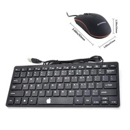 Paket USB Keyboard Mini K1000 dan Wired Mouse LENOVO M20
