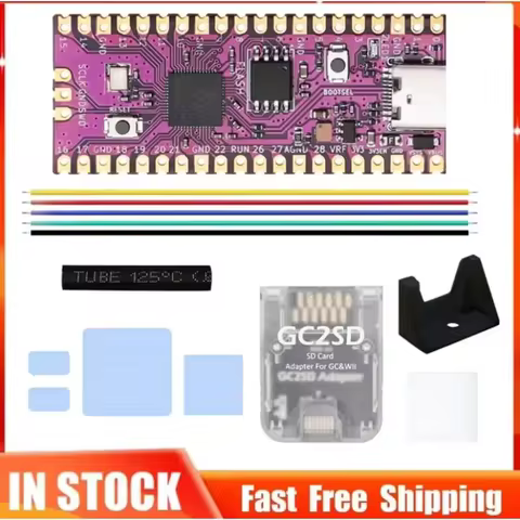 19 Kit Pi Pico Board Picoboot IPL Replacement Modchip and SD2SP2 Adapter Card Reader For Nintendo Ga