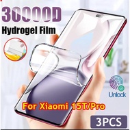 1-3Pcs Front Soft Hydrogel Film For Xiaomi 15T 14T 13T 12T 11T Pro 2025 Full Cover Protection Clear 