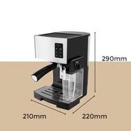 แรงดันนมเครื่องทำกาแฟอัตโนมัติเต็มรูปแบบ1.4l 220V 1240W 19bar อิตาลีขนาดเล็กสูง