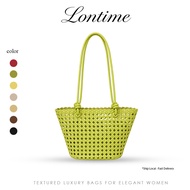 Beg Anyaman Wanita Woven Bucket Bag Beg Rotan Shoulder Bag Handbag Summer Fashion Casual