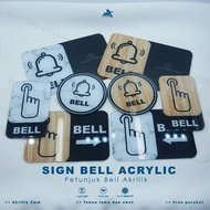 [ MAC ] ACRYLIC BELL BOARD ACRYLIC BELL SIGN BOARD/ ACRYLIC BELL GUIDE BOARD/ ACRYLIC SIGN BELL GUID