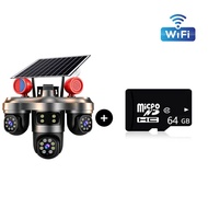 🔥้MY STOCK🔥้ V380 Pro 3-Lens Ultra HD PTZ Security Camera Triple Split Screen Live View AI Auto Huma