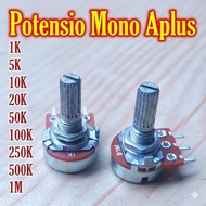 Aplus Mono Potentiometer 1K 5K 20K 50K 100K 250K 500K 1M Aplus Mono Potentiometer