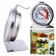 [ISHOWSG] Stainless Steel Fridge Freezer Dial Thermometer High Accuracy No Batteries