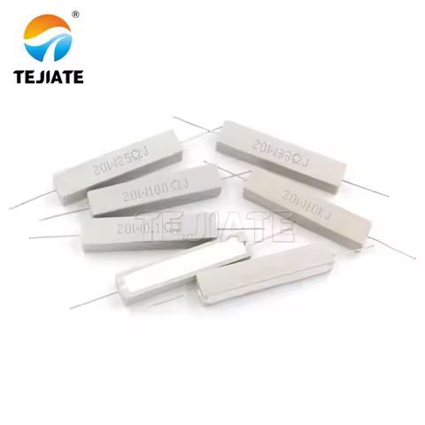 20W Cement Resistor 1R/2/2.2/2.5/3/4/5/10/30/33/200 ohm 470 ohm Ceramic Resistor