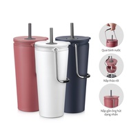 Ly giữ nhiệt Lock&Lock Bucket Tumbler LHC4268 LHC4269 540ml- Hàng chính hãng thép không gỉ quai xách