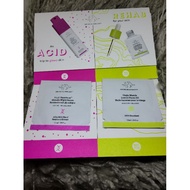 Authentic Drunk elephant tlc framboos glycolic night serum/virgin marula luxury facial oil sample